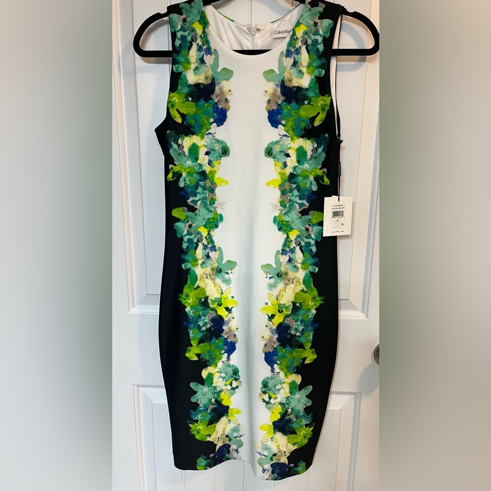 Calvin Klein Floral Print Dress